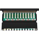 CAT 6 Mini/Desktop Patch Panel, 12 Port, (1 HE)