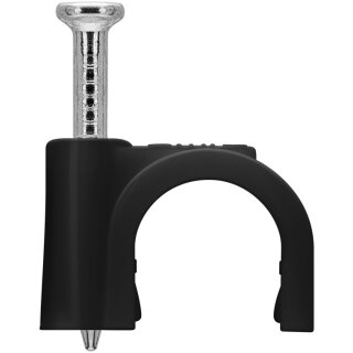 Kabelschelle 8 mm, schwarz 100er Set