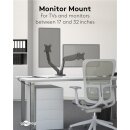 Doppel-Monitorhalterung mit Gasdruckfeder, schwarz