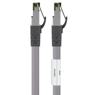CAT 8.1 Patchkabel, S/FTP (PiMF), grau