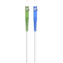 Glasfaserkabel (FTTH), Singlemode (OS2) White, (Simplex), 0,5 m