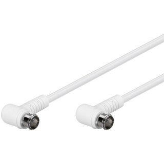 Gewinkeltes SAT-Antennenkabel (80 dB), doppelt geschirmt