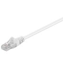 CAT 5e Patchkabel, U/UTP, weiß