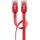 CAT 6 Flach-Patchkabel, U/UTP, rot