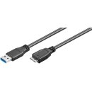 USB 3.0-SuperSpeed-Kabel, Schwarz