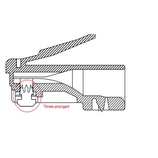 RJ45 Stecker, CAT 6 STP geschirmt