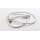 RJ45 Patchkabel CAT 6A S/FTP (PiMF), 500 MHz mit CAT 7 Rohkabel, weiß