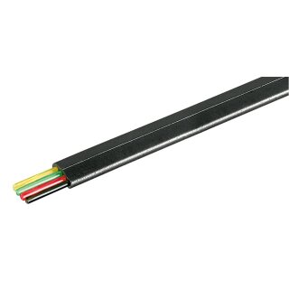 Telefonflachkabel 4-adrig, 100 m Rolle, AWG 30, CU (Kupfer)