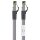 CAT 8.1 Patchkabel, S/FTP (PiMF), grau