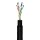 CAT 6 Outdoor Netzwerkkabel-Set, U/UTP, schwarz