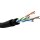 CAT 6 Outdoor Netzwerkkabel-Set, U/UTP, schwarz