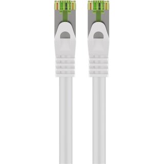 CAT 8.1 Patchkabel, S/FTP (PiMF), weiß