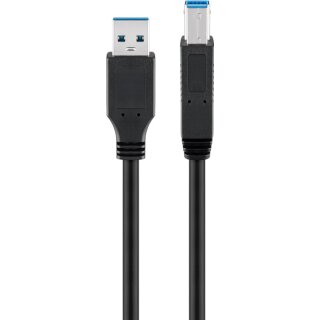 USB 3.0-SuperSpeed-Kabel, schwarz
