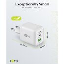 USB-C™ PD GaN Multiport-Schnellladegerät Nano (65 W) weiß