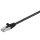 CAT 5e Patchkabel, SF/UTP, schwarz