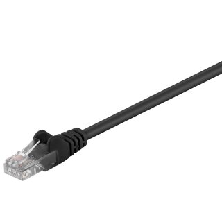 CAT 5e Patchkabel, U/UTP, schwarz