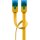 CAT 6A Flach-Patchkabel, U/UTP, gelb