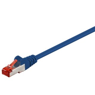 CAT 6 Patchkabel, S/FTP (PiMF), blau