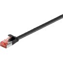 CAT 6 Flach-Patchkabel, U/FTP, schwarz