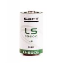 Saft - LS33600 - ER-D - Mono D - 3,6 Volt 17000mAh Li-SOCl2