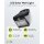 LED-Solar-Wandleuchte mit Bewegungsmelder, 3,2 W, schwarz