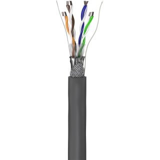 CAT 5e Netzwerkkabel, SF/UTP, grau