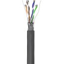 CAT 5e Netzwerkkabel, SF/UTP, grau