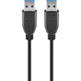 USB 3.0 SuperSpeed-Kabel, Schwarz