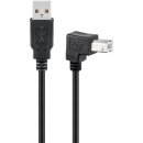 USB 2.0 Hi-Speed-Kabel 90°, schwarz