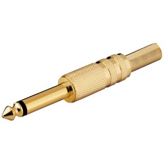goobay - Klinkenstecker - 6,35 mm - mono 6,35-mm-Klinkenstecker (2-polig, mono)
