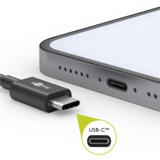 USB-C™ Lade- und Synchronisationskabel, ausziehbar