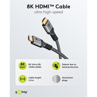 Ultra High-Speed HDMI™-Kabel (8K@60Hz)