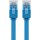 CAT 6 Flach-Patchkabel, U/UTP, blau