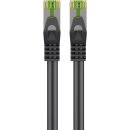 CAT 8.1 Patchkabel, S/FTP (PiMF), schwarz