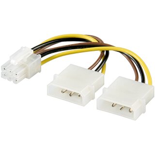 PC Grafikkarten-Stromkabel/Stromadapter, PCI-E/PCI Express 6-Pin
