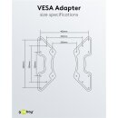 Adapter für TV-Wandhalterung mit VESA-Maß