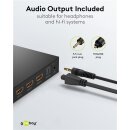 HDMI™-Umschaltbox 4 auf 1 mit Audio-Ausgang (4K @ 60 Hz)