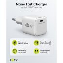 USB-C™ PD GaN Schnellladegerät Nano (65 W) weiß