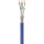CAT 7A+ Netzwerkkabel, S/FTP (PiMF), blau