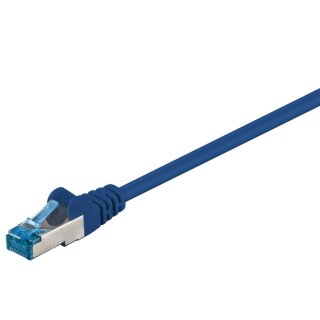 CAT 6A Patchkabel, S/FTP (PiMF), blau
