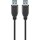 USB 3.0 SuperSpeed-Kabel, Schwarz