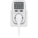 Digitales Energiekostenmessgerät / Stromzähler - weiß/grau IP20 Pb