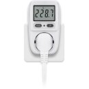 Digitales Energiekostenmessgerät / Stromzähler - weiß/grau IP20 Pb