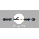 Outdoor (IP68) Netzwerkkabel-Verbinder, CAT 6A UTP...