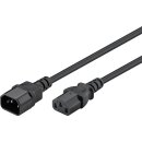 Kaltgeräte Verlängerungskabel, 3,5 m, Schwarz