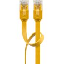 CAT 6 Flach-Patchkabel, U/UTP, gelb