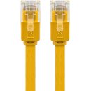 CAT 6 Flach-Patchkabel, U/UTP, gelb
