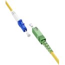 Glasfaserkabel (FTTH), Singlemode (OS2) Yellow, (Simplex), 0,5 m