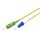 Glasfaserkabel (FTTH), Singlemode (OS2) Yellow, (Simplex), 0,5 m