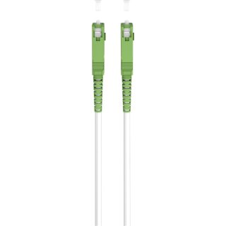 Glasfaserkabel (FTTH), Singlemode (OS2) White, (Simplex), 10 m